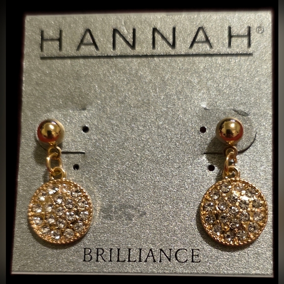 Hannah Jewelry - Pavé Crystal Drop Earrings